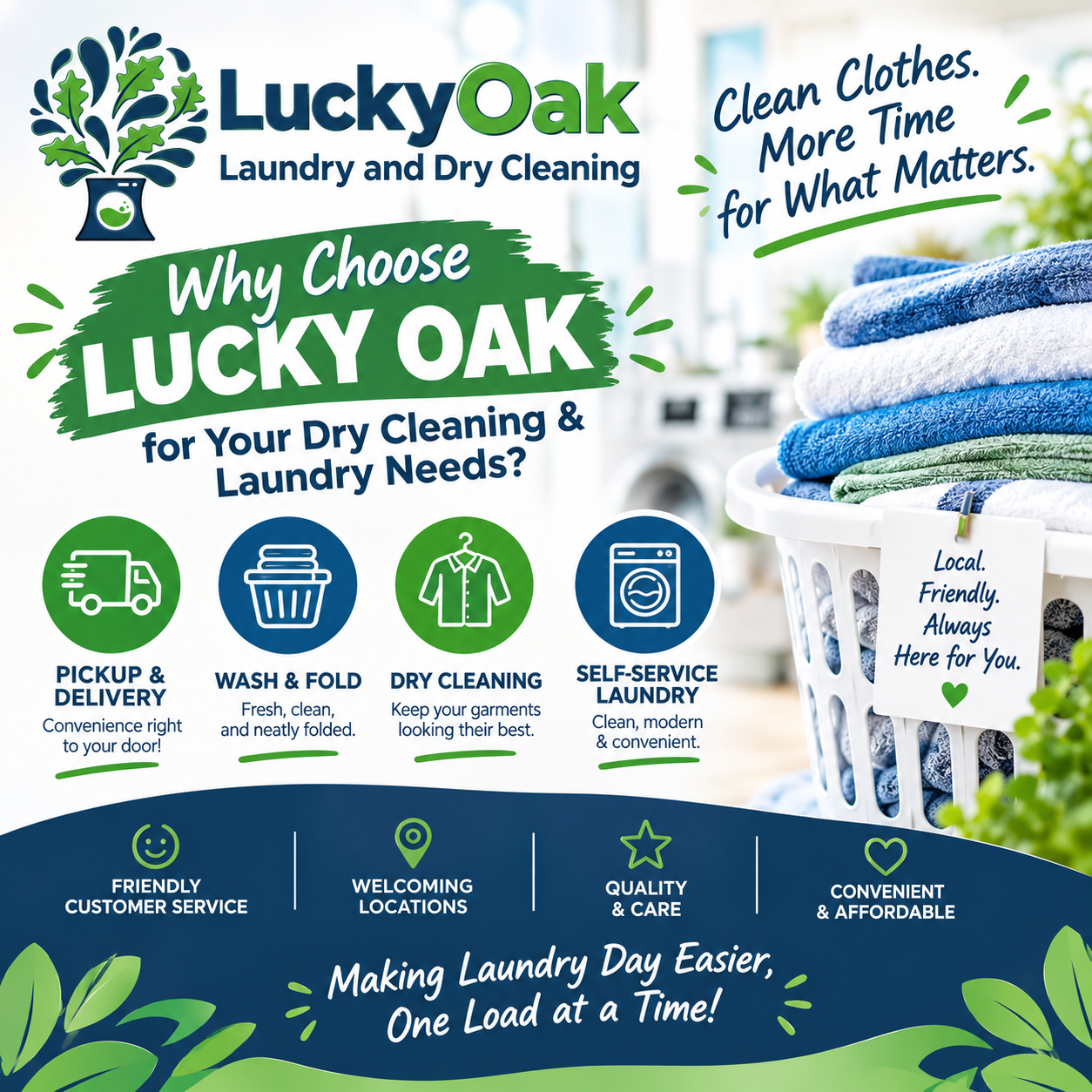 Luckyoak Laundry Freshness Delivered